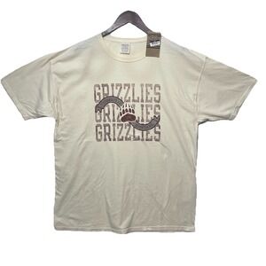 University of Montana Grizzlies 2XL Comfort Wash T Shirt NCAA Distressed NWT